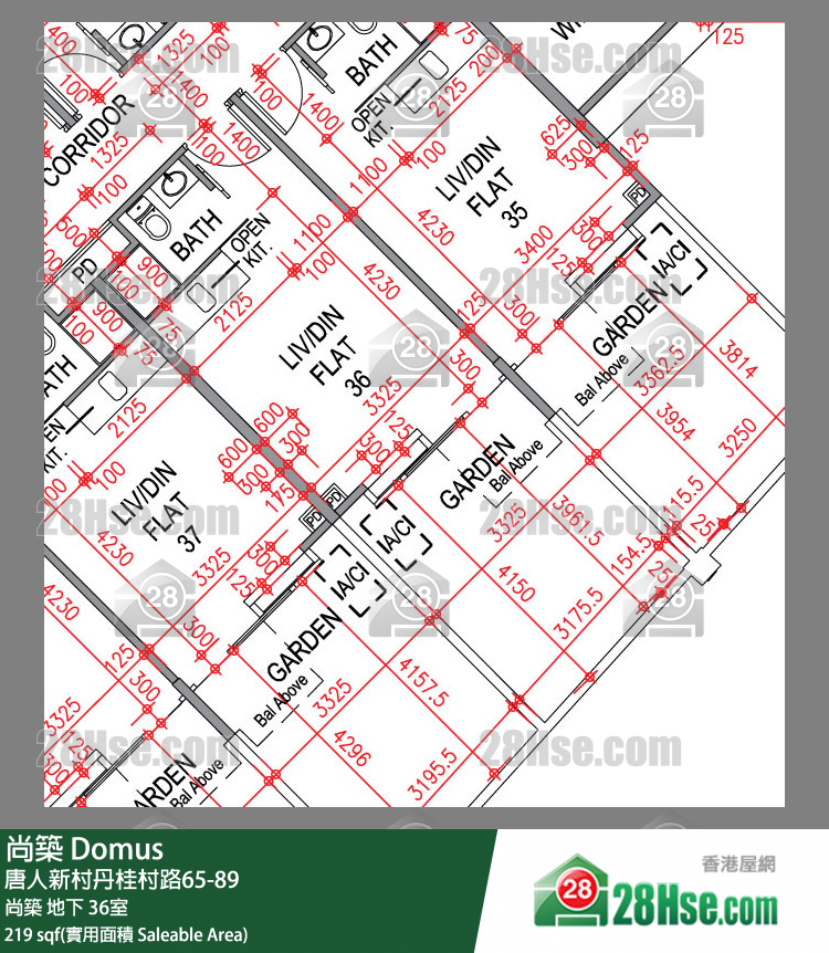 尚築 大廈 尚築 36室 平面圖