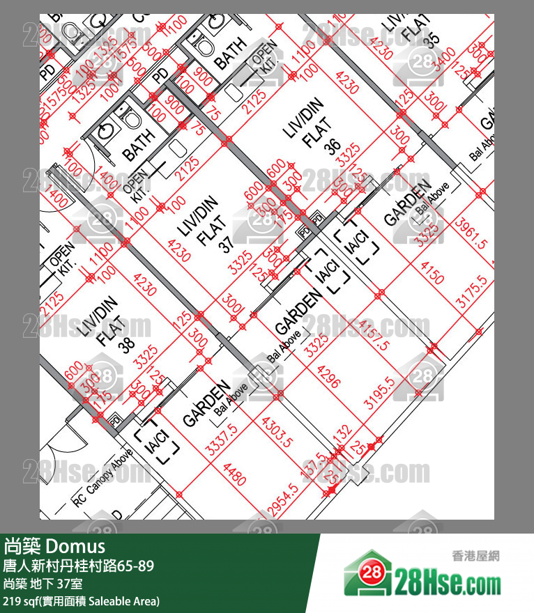 尚築 大廈 尚築 37室 平面圖
