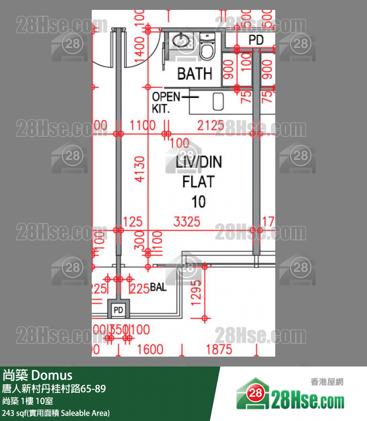 尚築 大廈 尚築 1樓 10室 平面圖