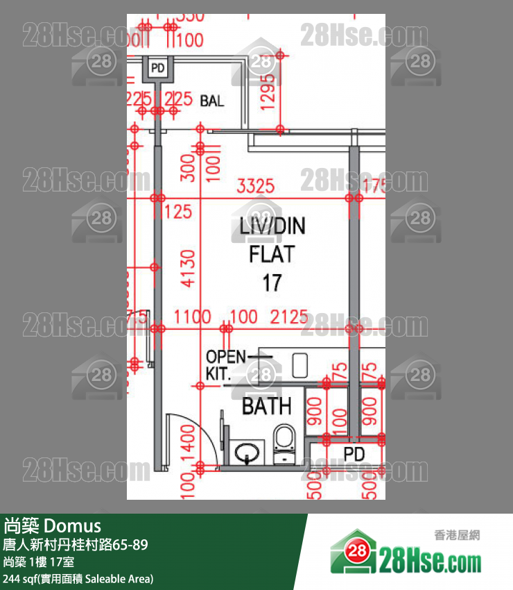 尚築 大廈 尚築 1樓 17室 平面圖
