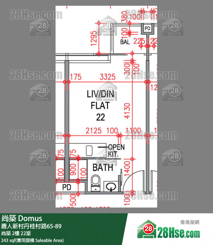 尚築 大廈 尚築 2樓 22室 平面圖