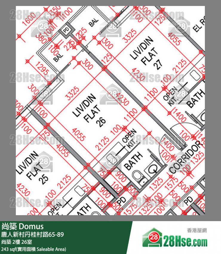 尚築 大廈 尚築 2樓 26室 平面圖