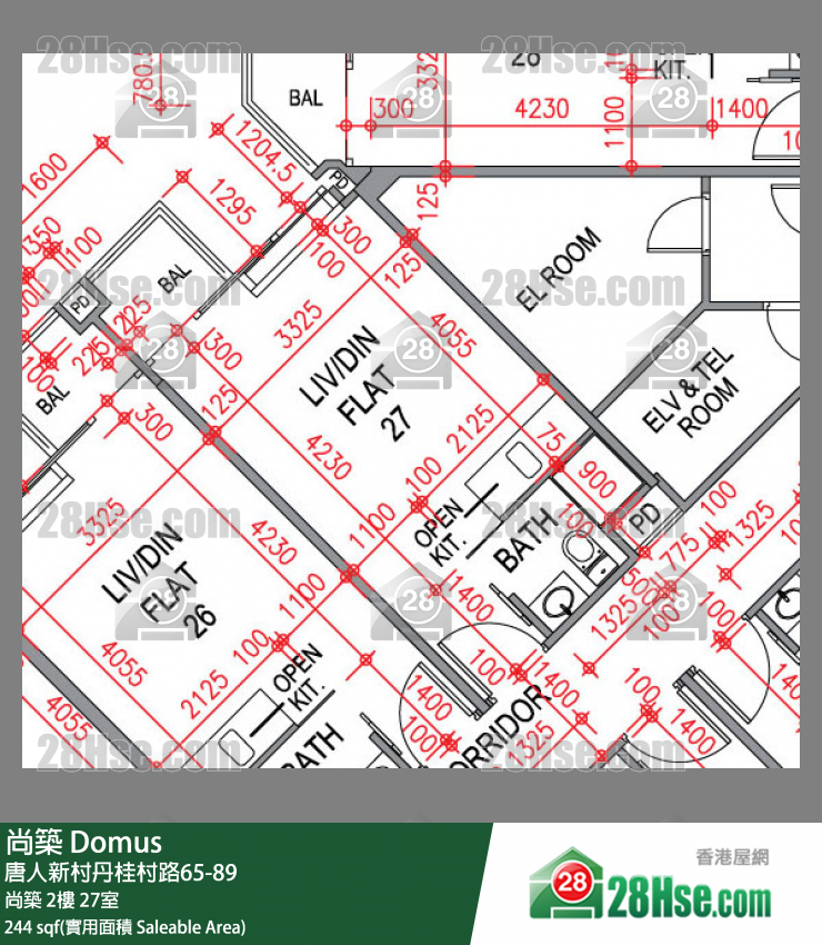尚築 大廈 尚築 2樓 27室 平面圖