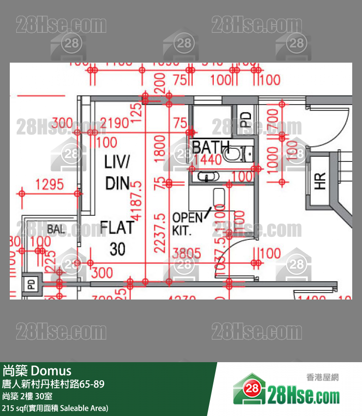 尚築 大廈尚築2樓 30室 平面圖