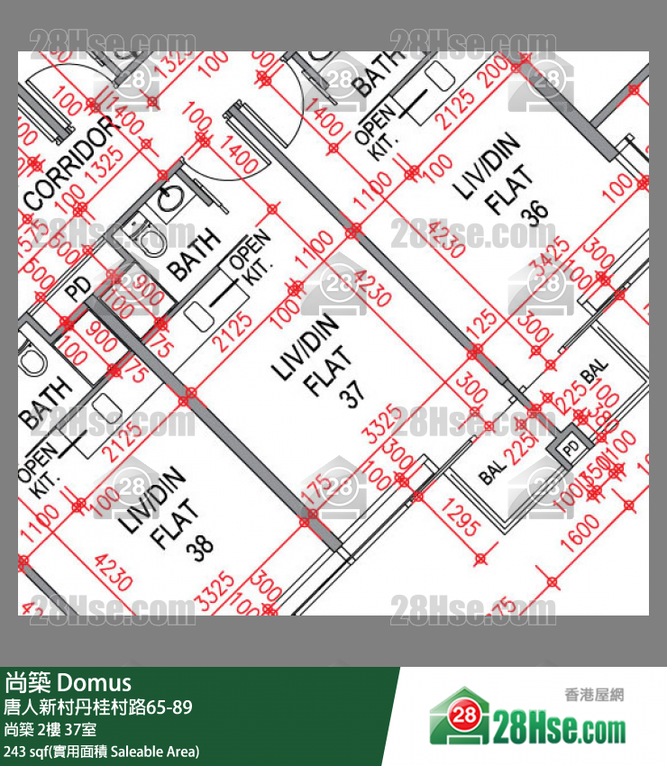 尚築 大廈 尚築 2樓 37室 平面圖