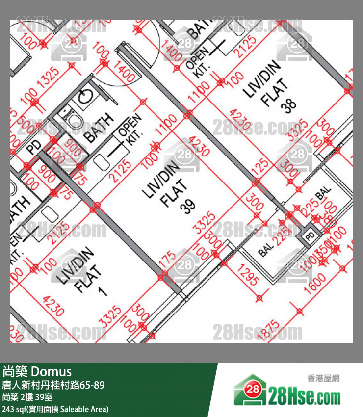 尚築 大廈 尚築 2樓 39室 平面圖