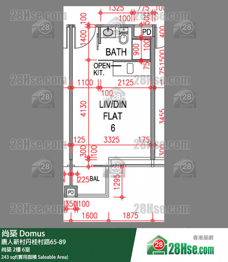 尚築 大廈 尚築 2樓 6室 平面圖