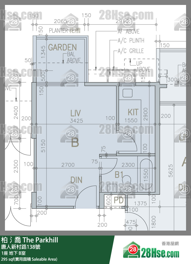 柏𣾷 1座 B室 平面圖