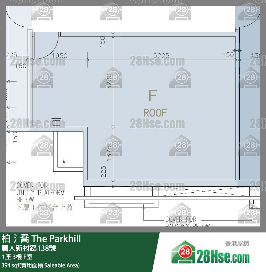 柏𣾷 1座3樓 F室 平面圖