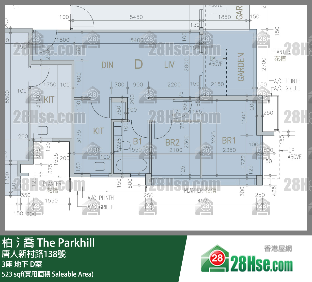 柏𣾷 3座 D室 平面圖