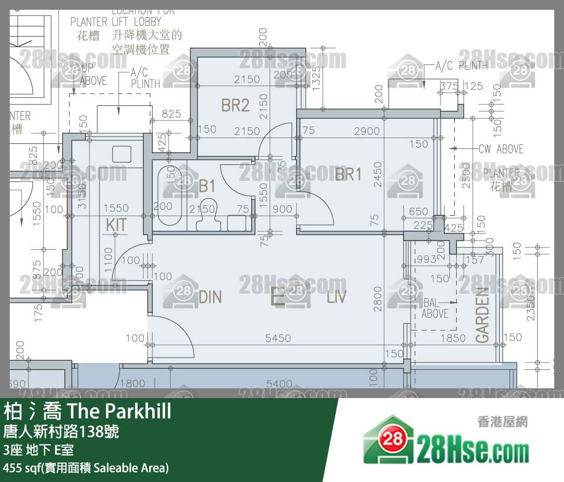 柏𣾷 3座 E室 平面圖