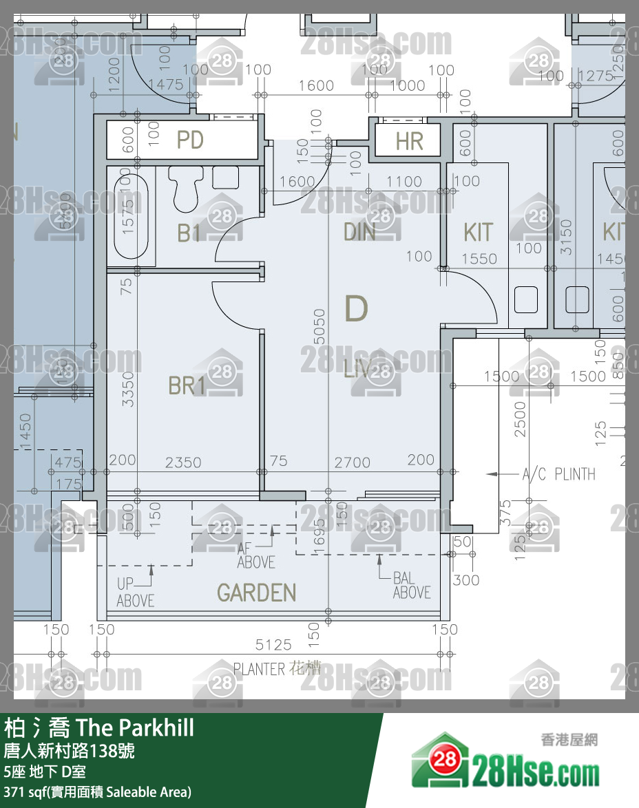 柏𣾷 5座地下 D室 平面圖