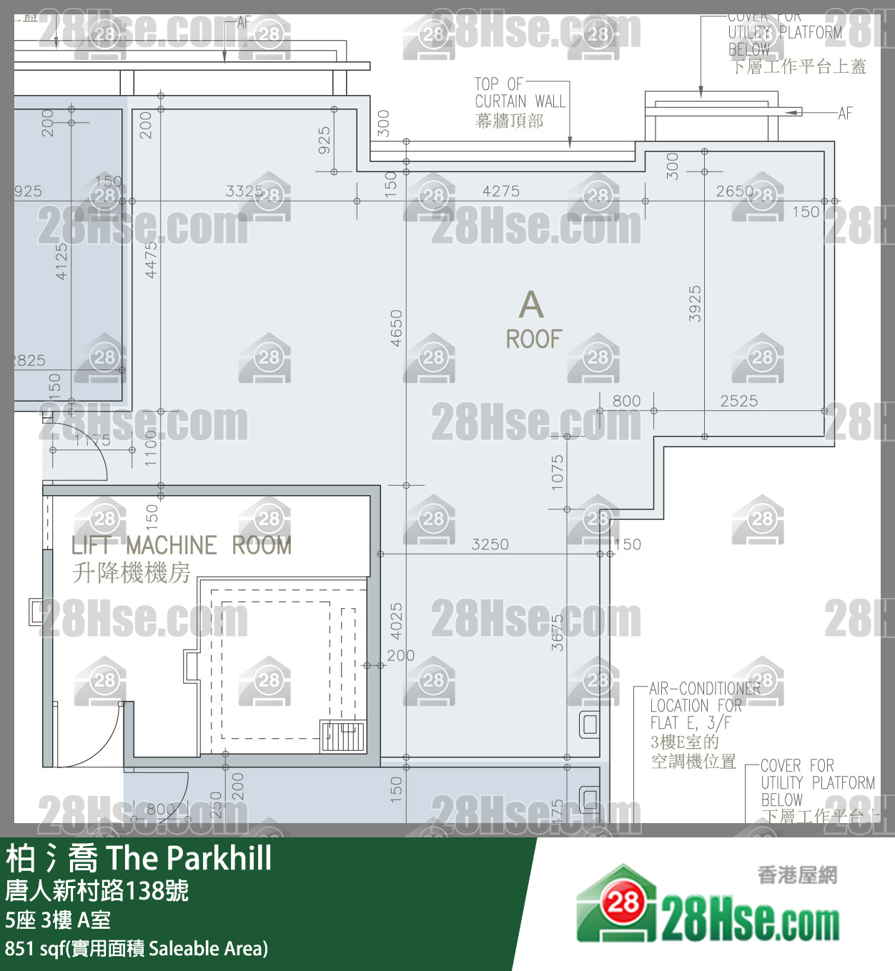 柏𣾷 5座3樓 A室 平面圖