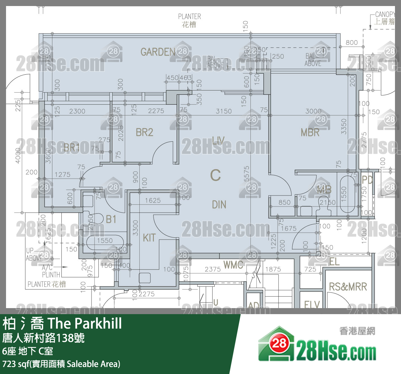 柏𣾷 6座地下 C室 平面圖