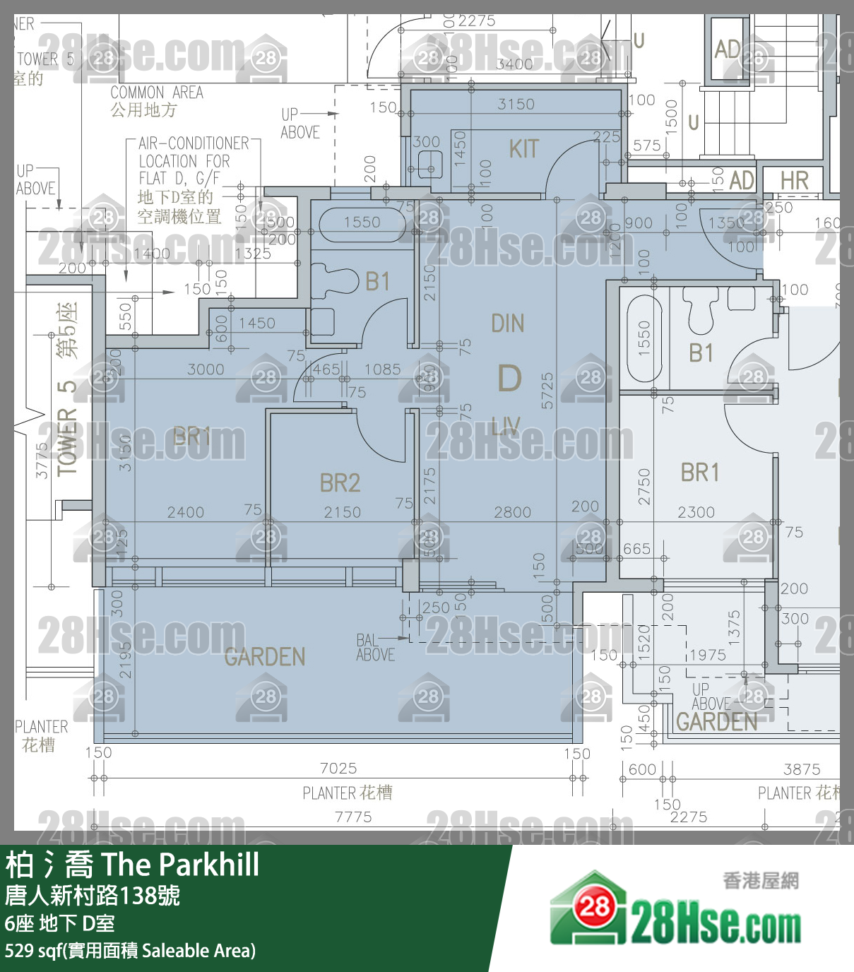 柏𣾷 6座地下 D室 平面圖