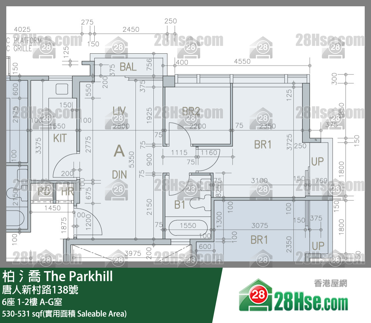 柏𣾷 6座2樓 A室 平面圖