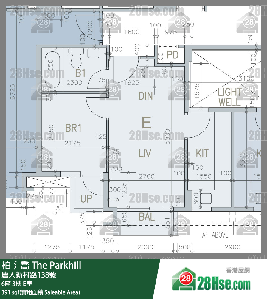 柏𣾷 单位平面图(由 28Hse 提供)