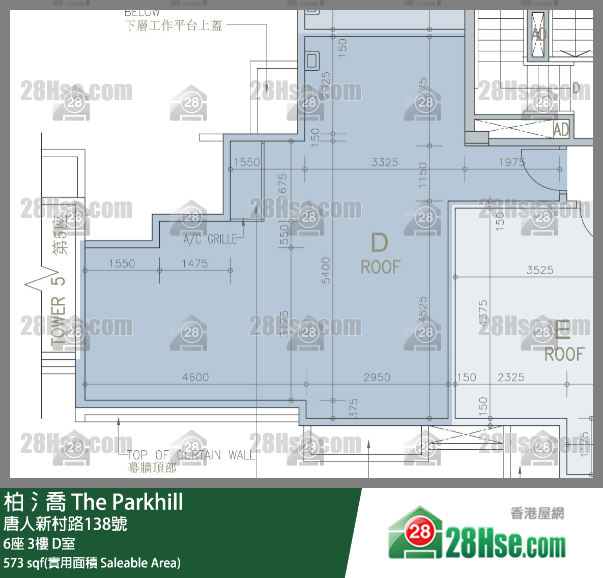 柏𣾷 6座 3樓 D室 平面圖