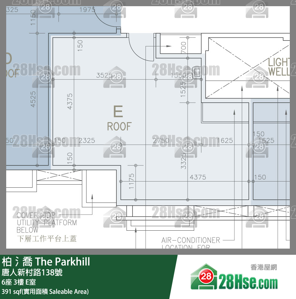 柏𣾷 单位平面图(由 28Hse 提供)