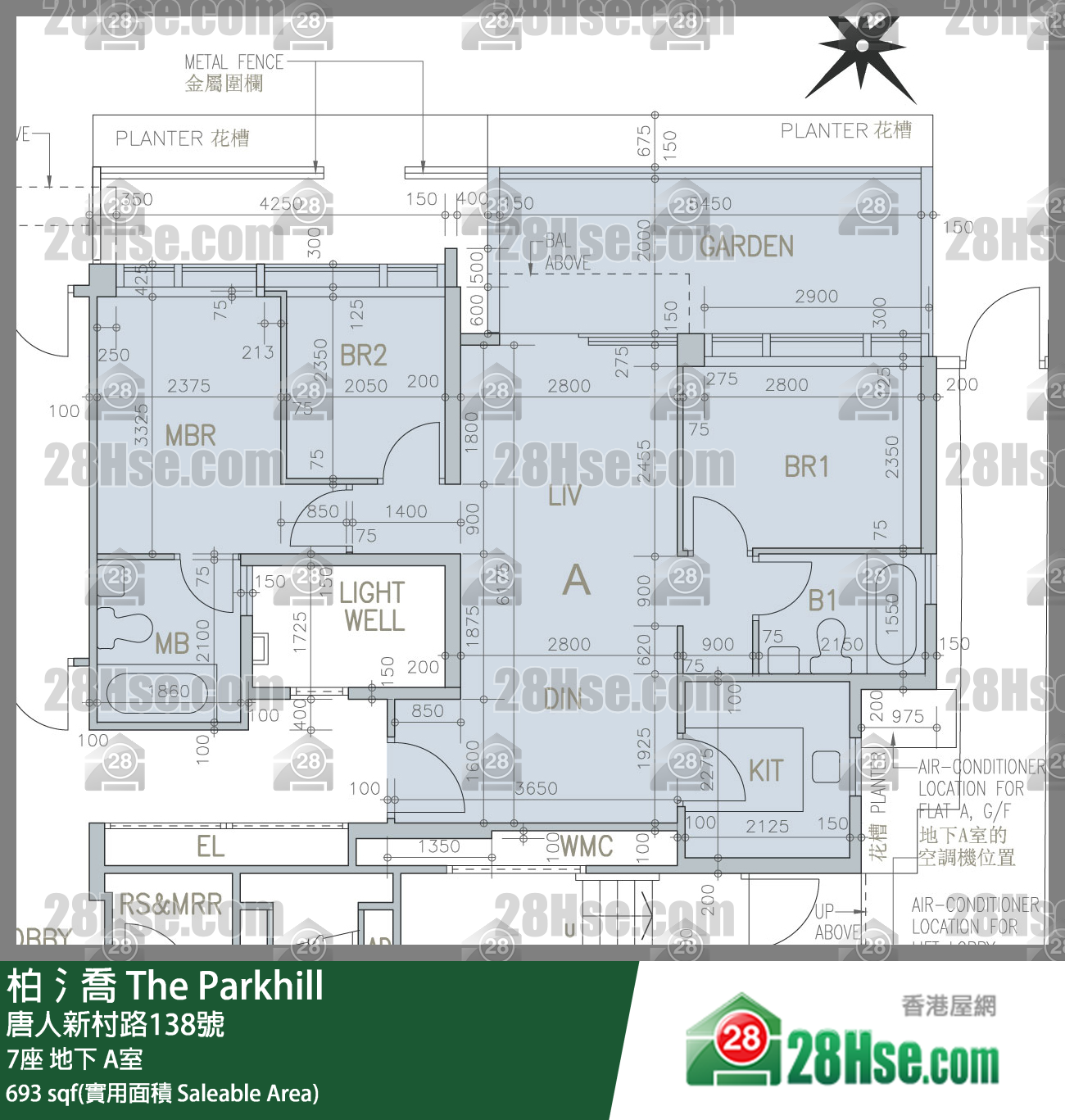柏𣾷 7座地下 A室 平面圖