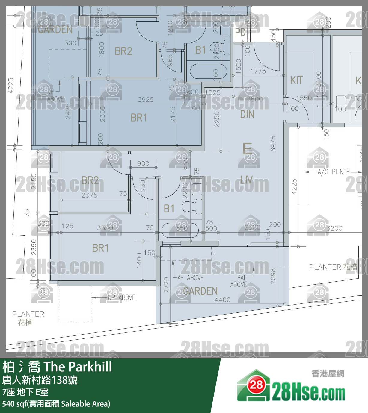 柏𣾷 7座地下 E室 平面圖
