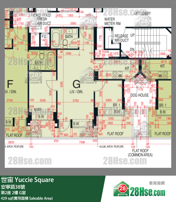 世宙 第2座2樓 G室 平面圖