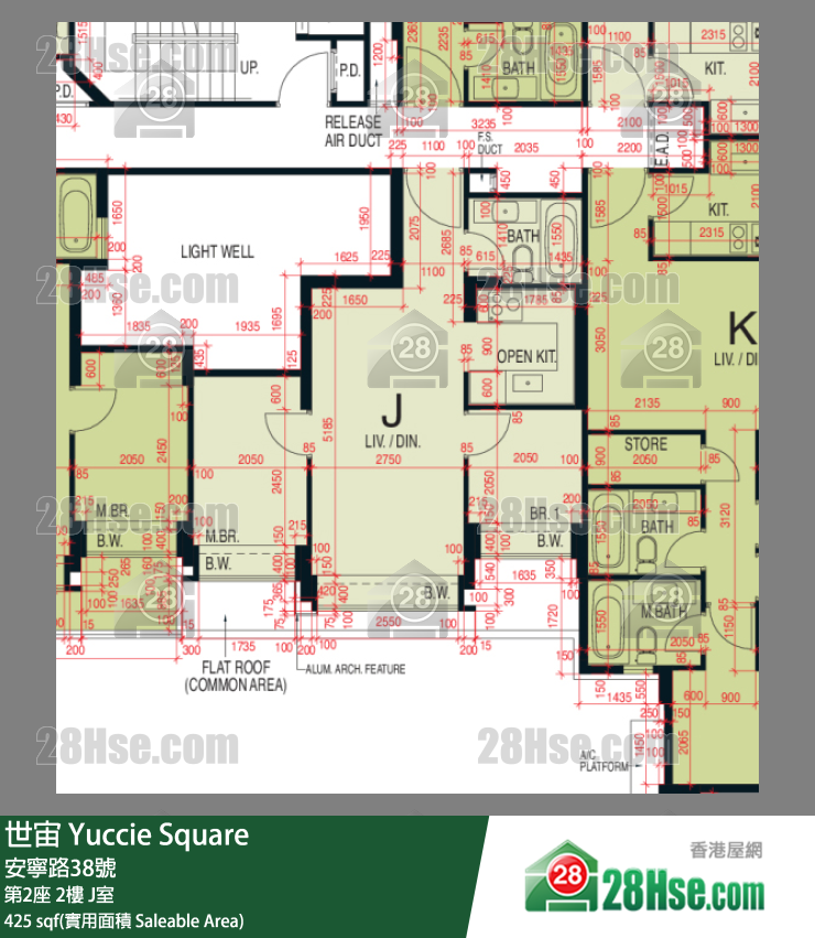 世宙 第2座 2楼 J室 平面图