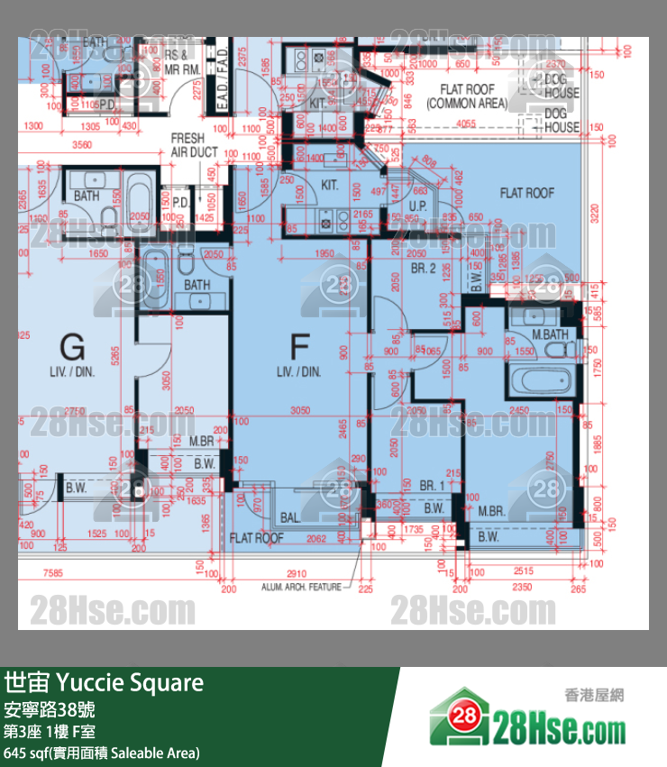 世宙 第3座1樓 F室 平面圖