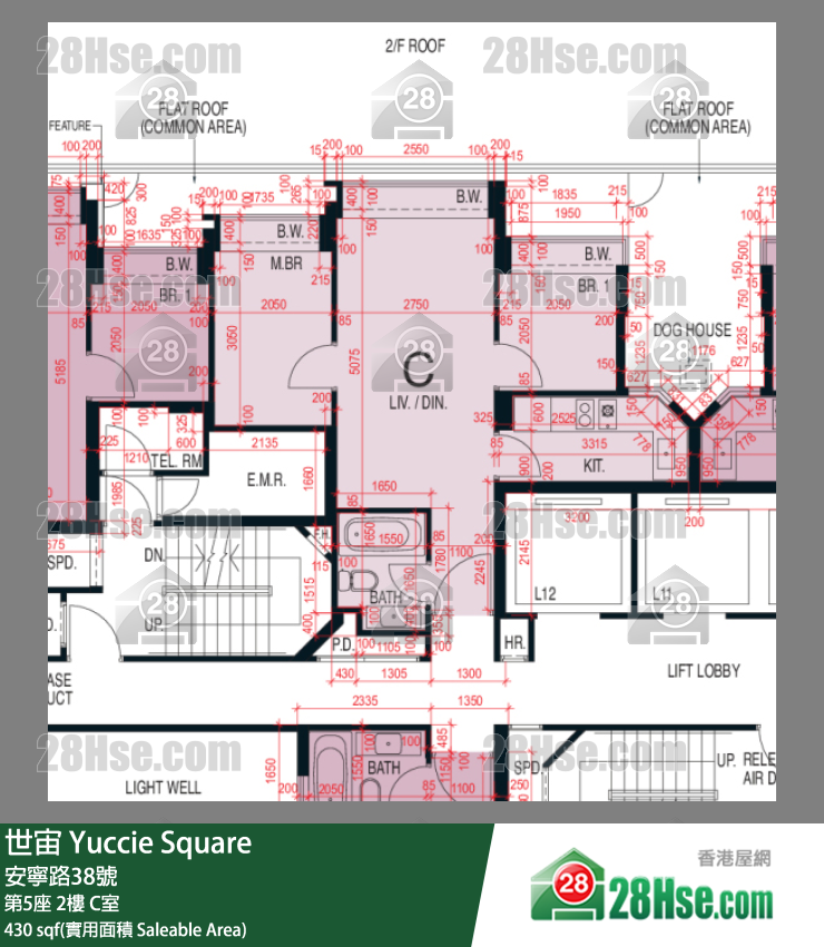 世宙 第5座2樓 C室 平面圖
