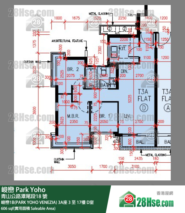 峻峦 单位平面图(由 28Hse 提供)