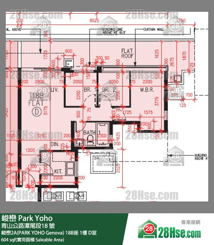 峻峦 单位平面图(由 28Hse 提供)