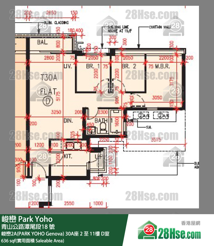 Park Yoho Unit FloorPlan (Provided by 28Hse)