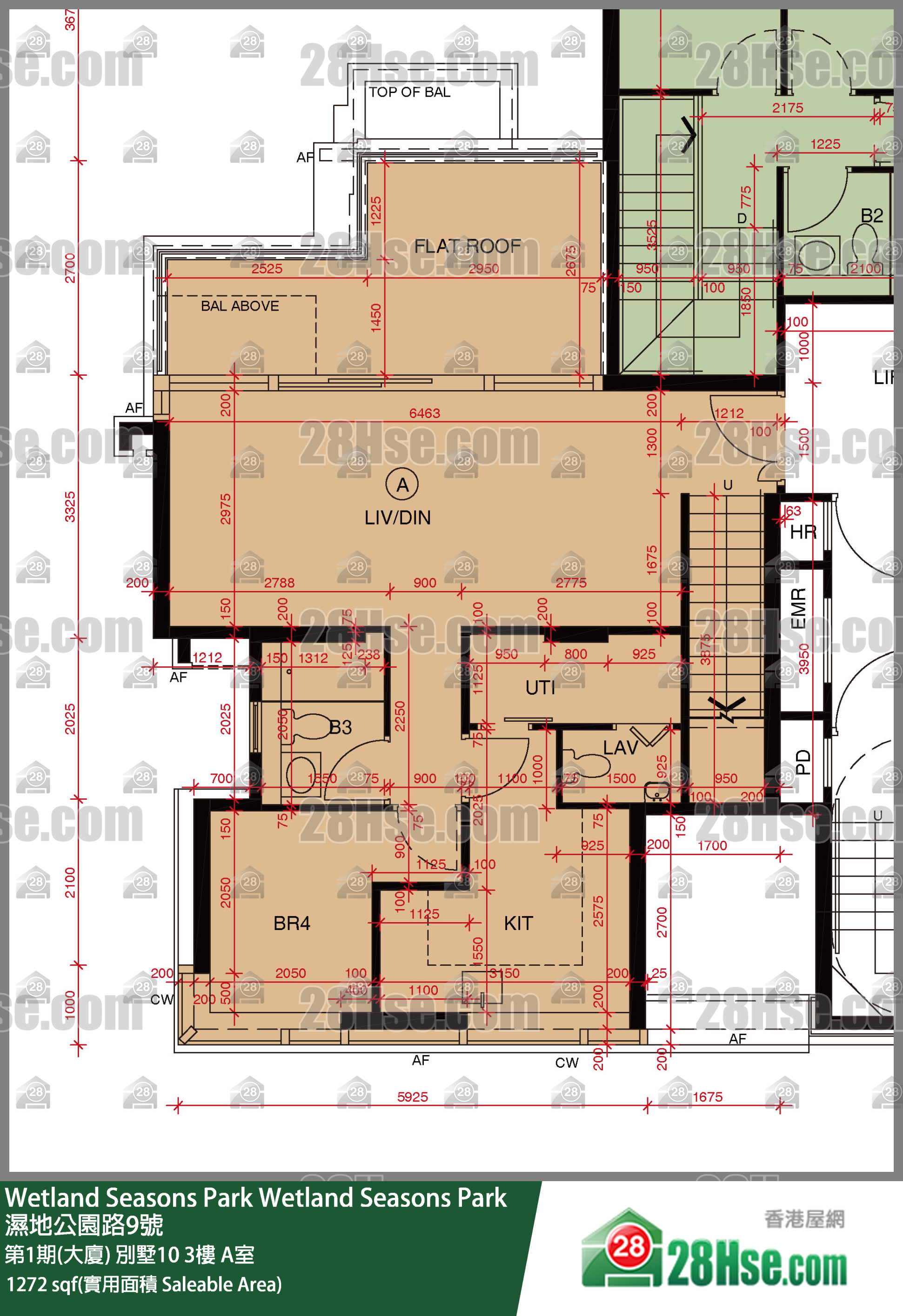 Wetland Seasons Park Unit FloorPlan (Provided by 28Hse)