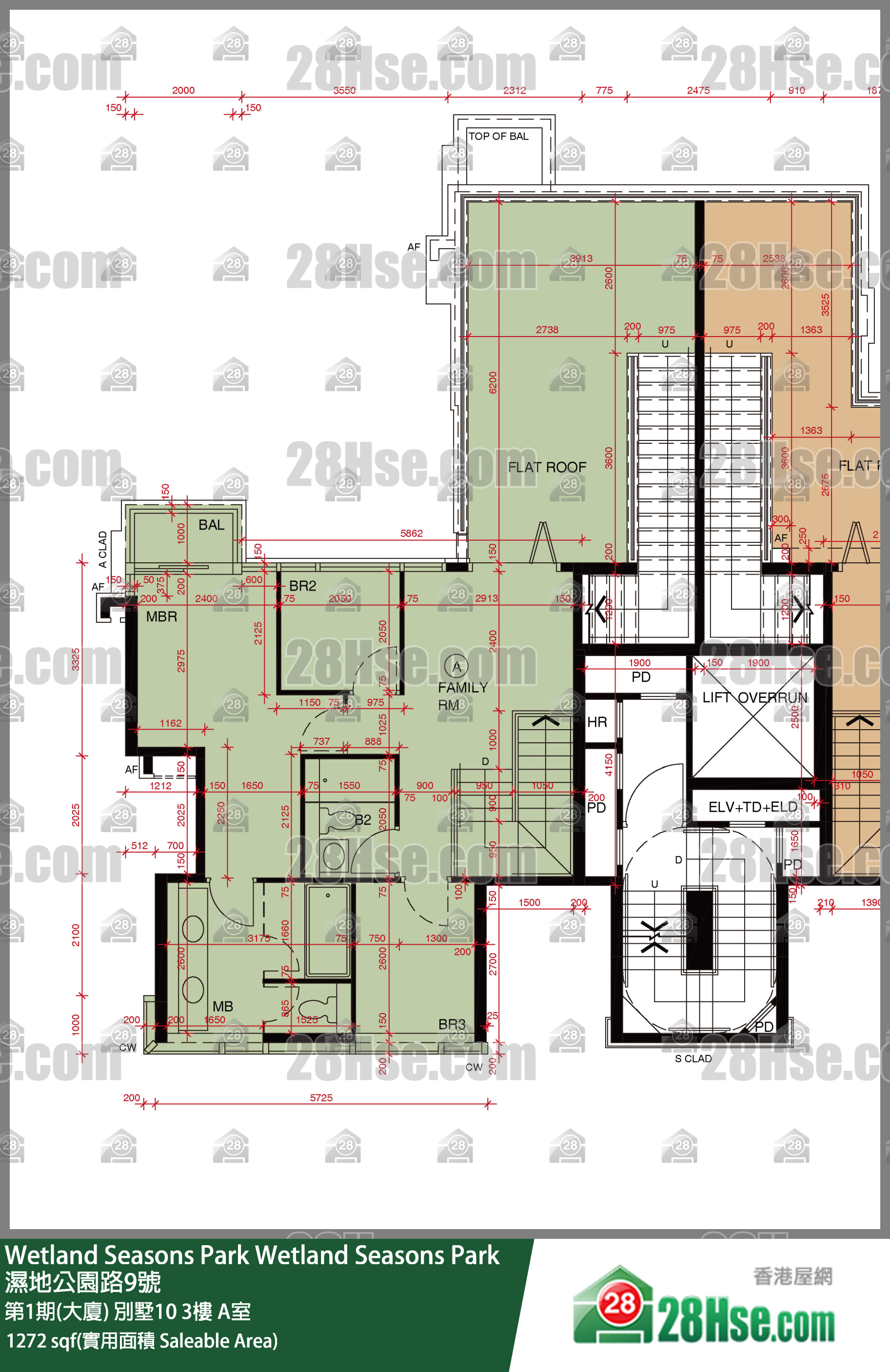 Wetland Seasons Park Unit FloorPlan (Provided by 28Hse)