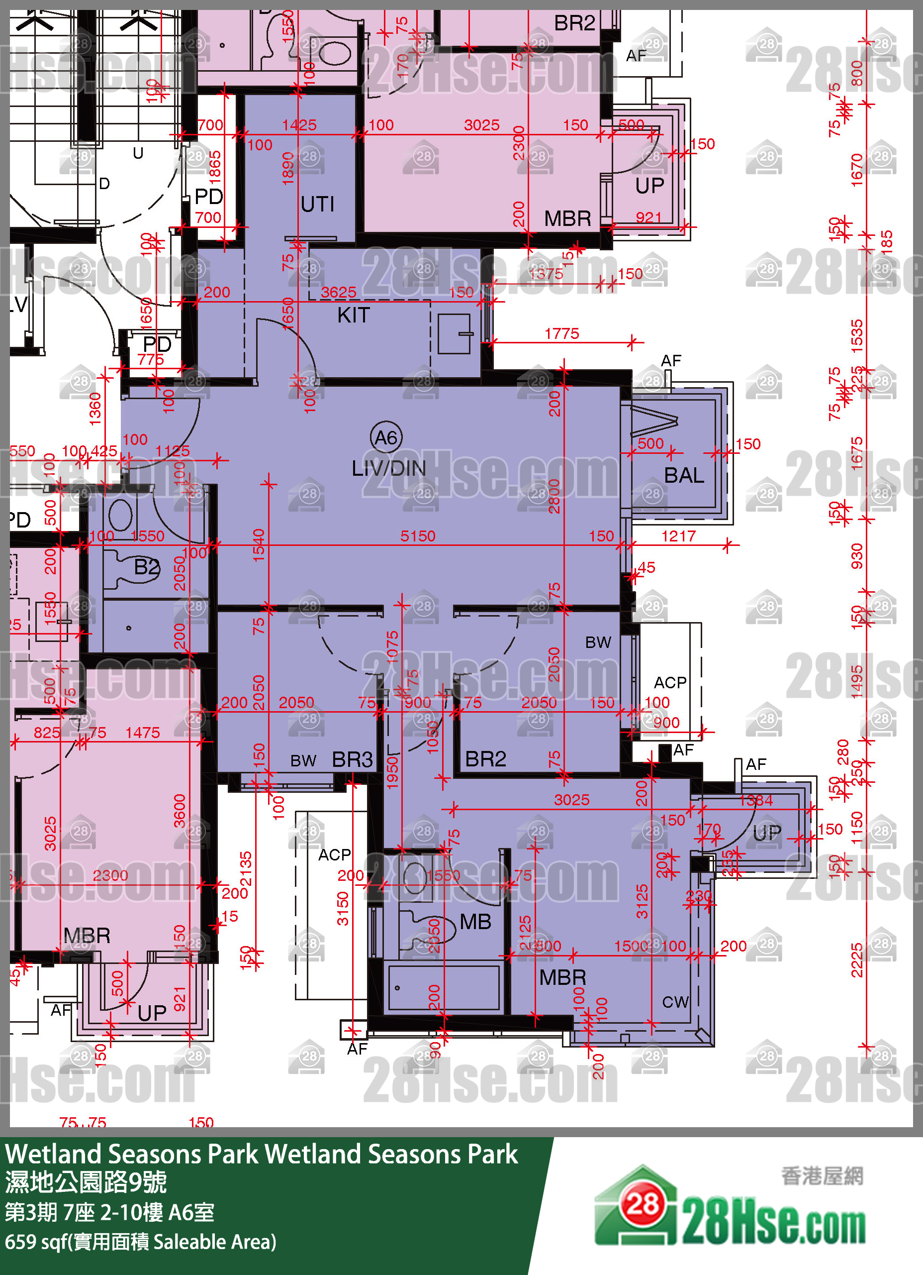 Wetland Seasons Park Unit FloorPlan (Provided by 28Hse)