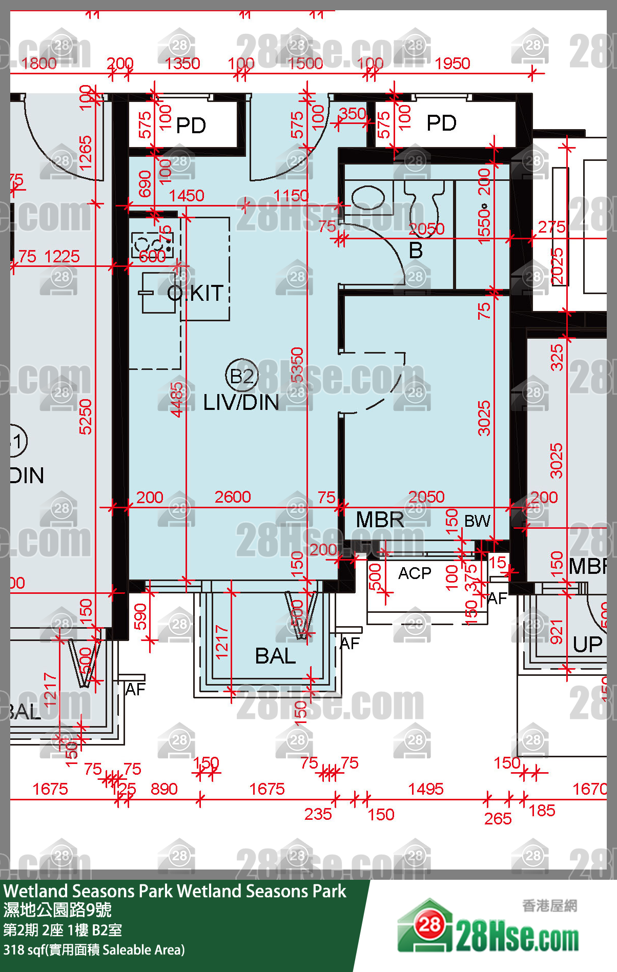 Wetland Seasons Park Unit FloorPlan (Provided by 28Hse)