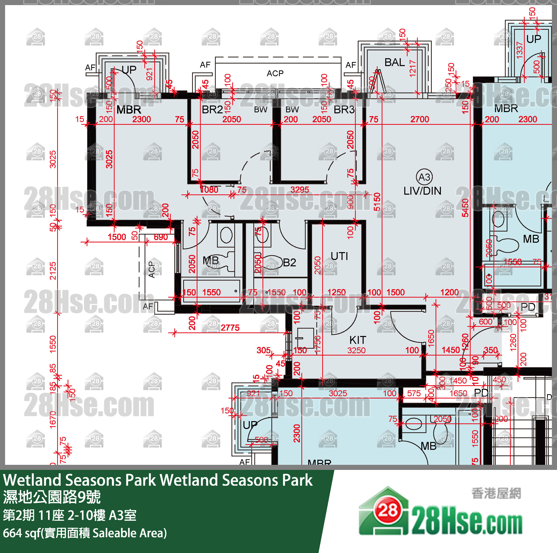 Wetland Seasons Park Unit FloorPlan (Provided by 28Hse)