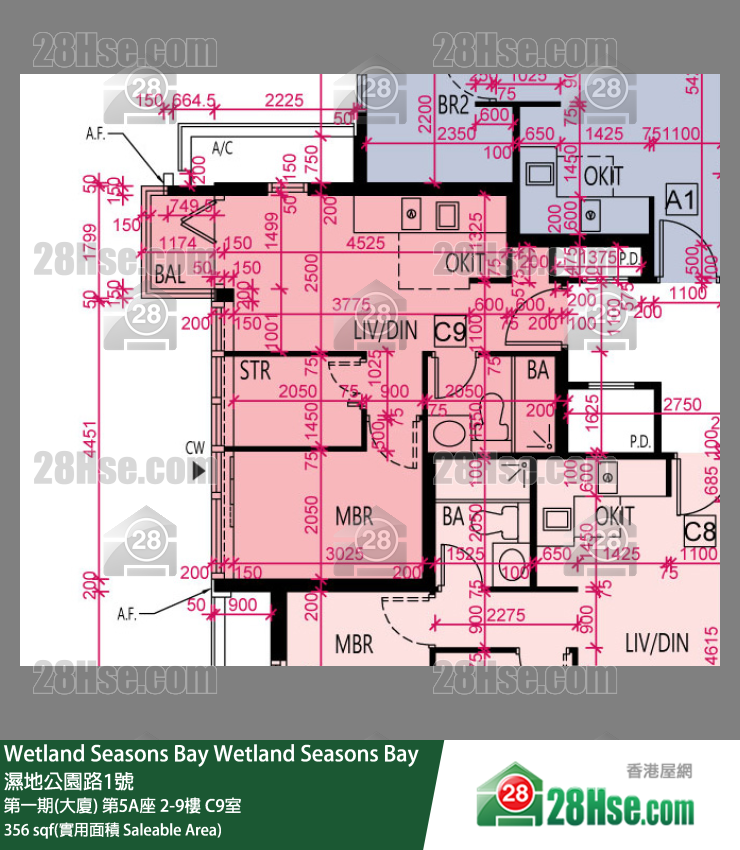 Wetland Seasons Bay Unit FloorPlan (Provided by 28Hse)