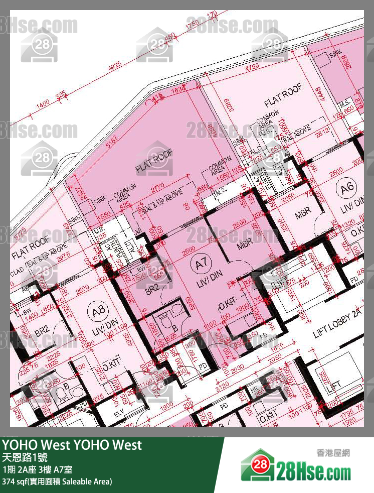 YOHO West, Flat A7, 3/F, Tower 2a FloorPlan