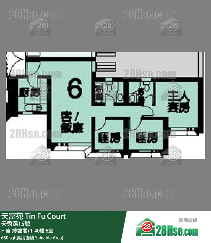 Tin Fu Court Unit FloorPlan (Provided by 28Hse) Tin Fu Court Unit FloorPlan (Provided by 28Hse)