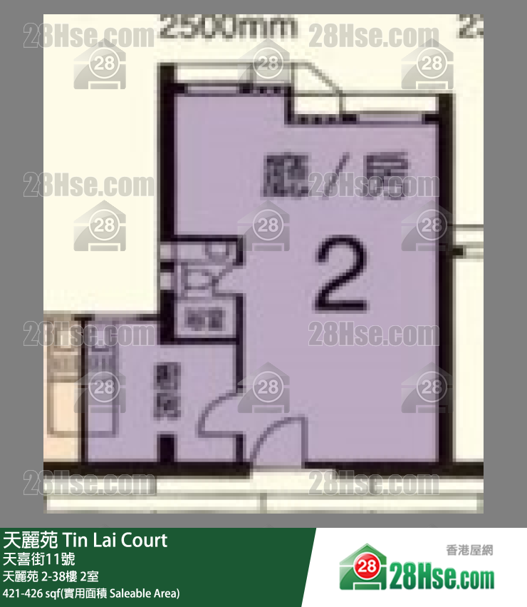 Tin Lai Court Unit FloorPlan (Provided by 28Hse)