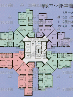 第1期(樂湖居) 第1期(樂湖居) 11座 1-32樓 平面圖