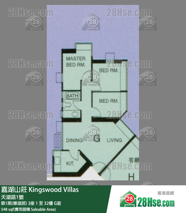 Kingswood Villas Unit FloorPlan (Provided by 28Hse)