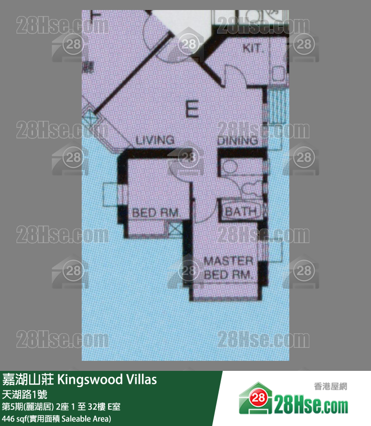Kingswood Villas Unit FloorPlan (Provided by 28Hse)