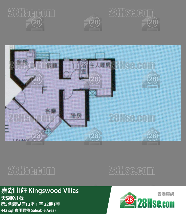 Kingswood Villas Unit FloorPlan (Provided by 28Hse)