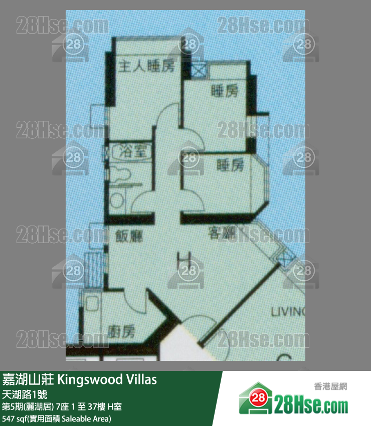 Kingswood Villas Unit FloorPlan (Provided by 28Hse)