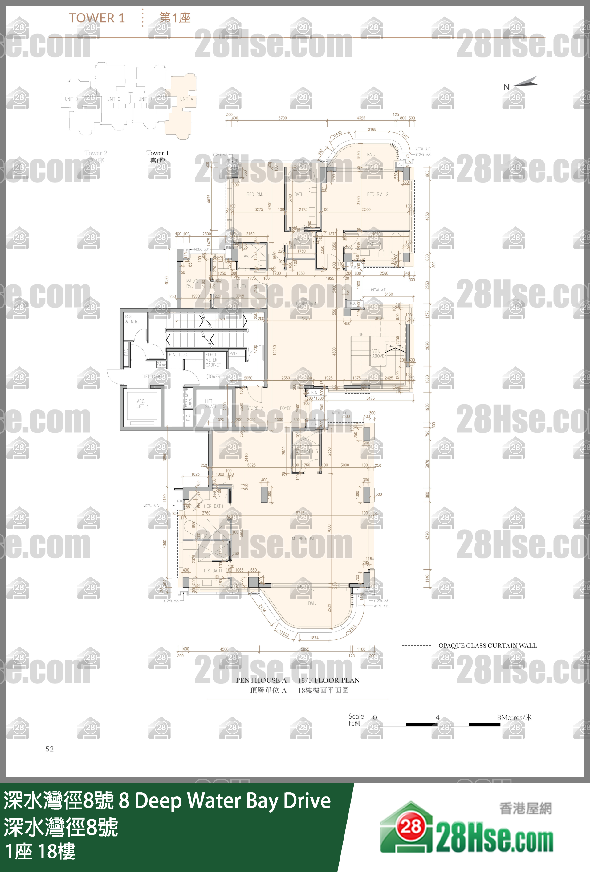 1座 18樓 平面圖