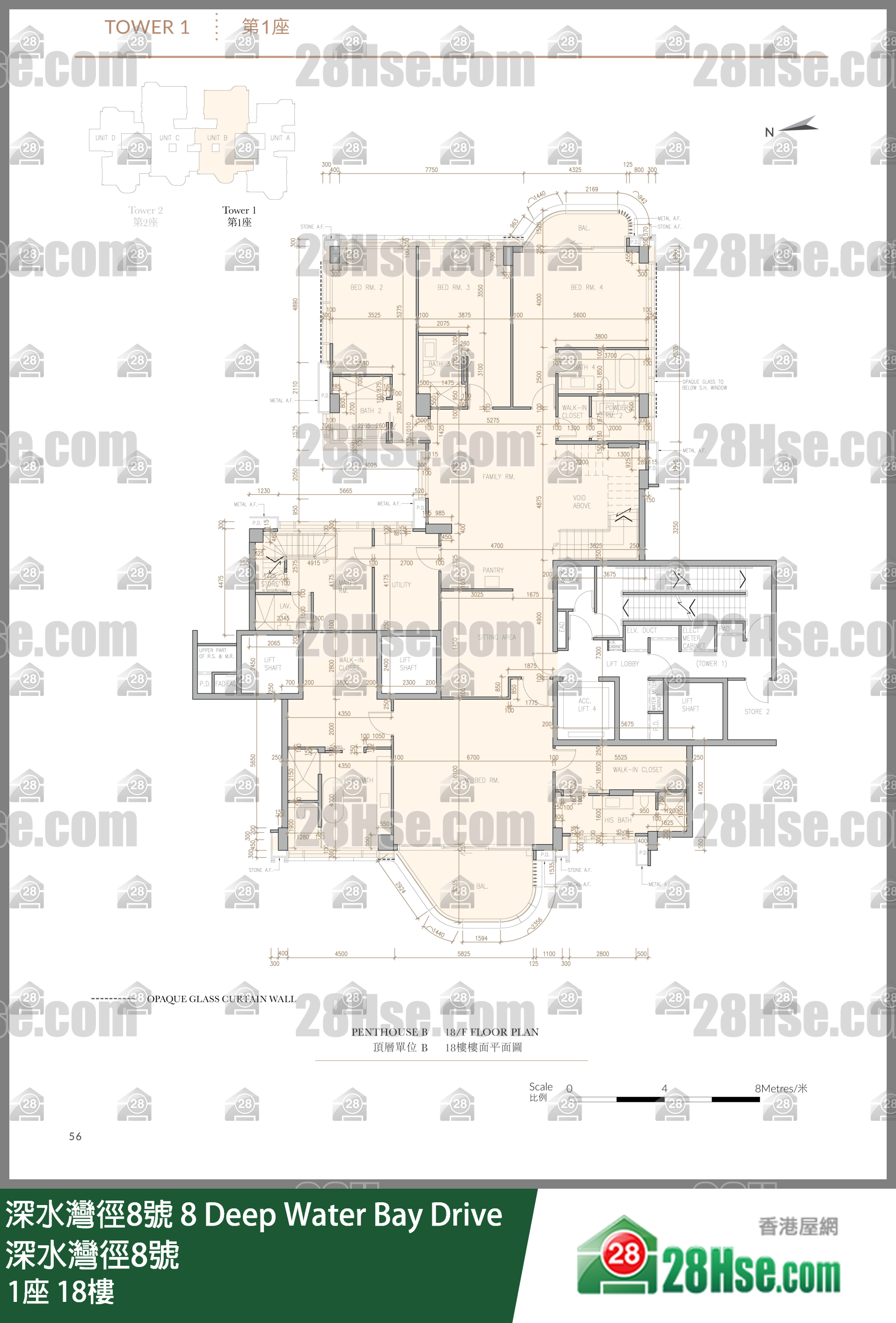 1座 18樓 平面圖