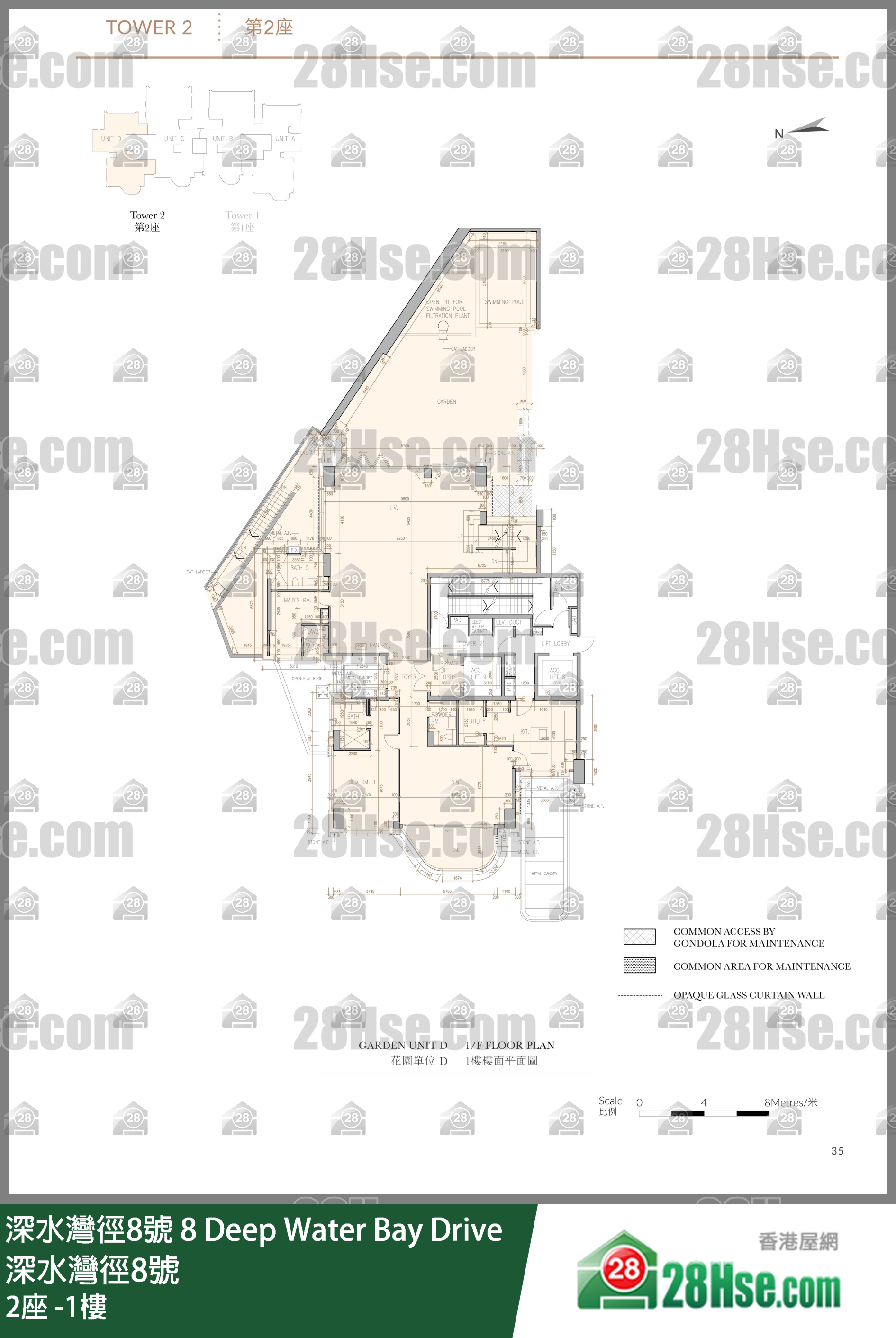 2座 -1樓 平面圖