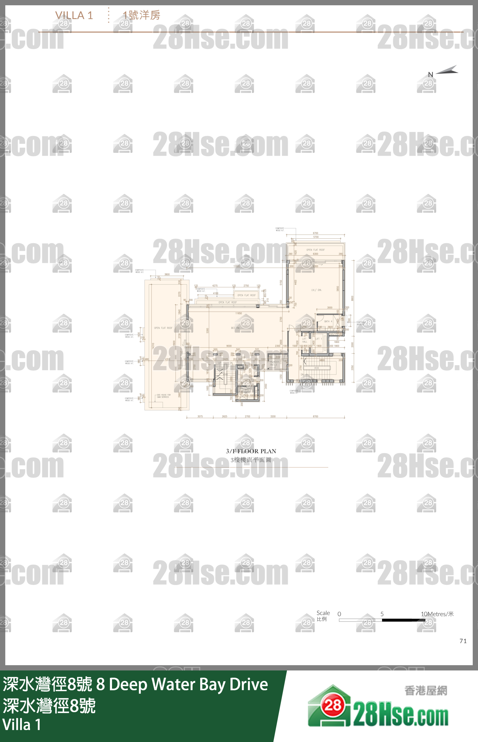 Villa 1 平面圖
